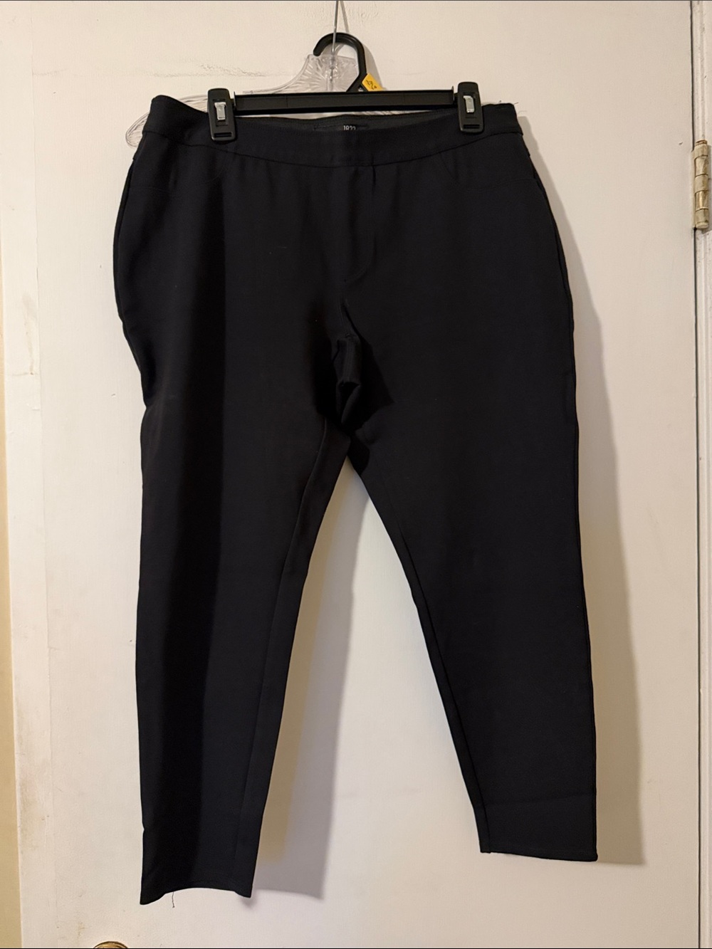1822 Denim Women's Black Skinny Ponte Knit Pants